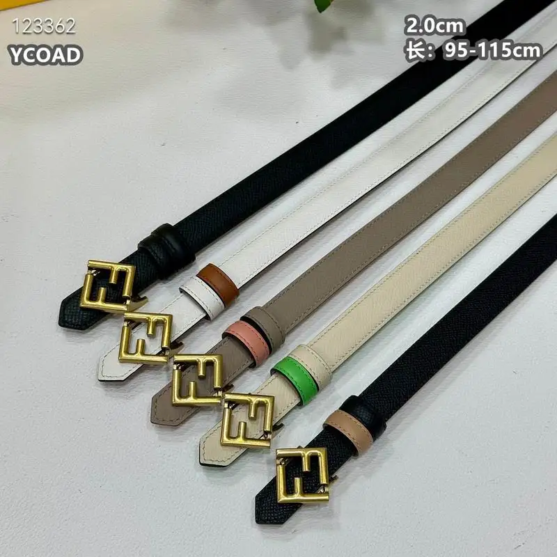 Fendi belt 20mmX95-115cm 8L19